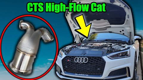 B9 Audi S5 CTS High-Flow Cat Installed - Part 1