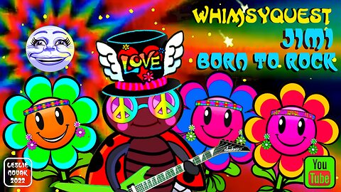 BORN TO ROCK / ROCKING ANIMATED MUSIC VIDEO FOR ALL AGES, PLAY IN HIGH DEF 1280 x720