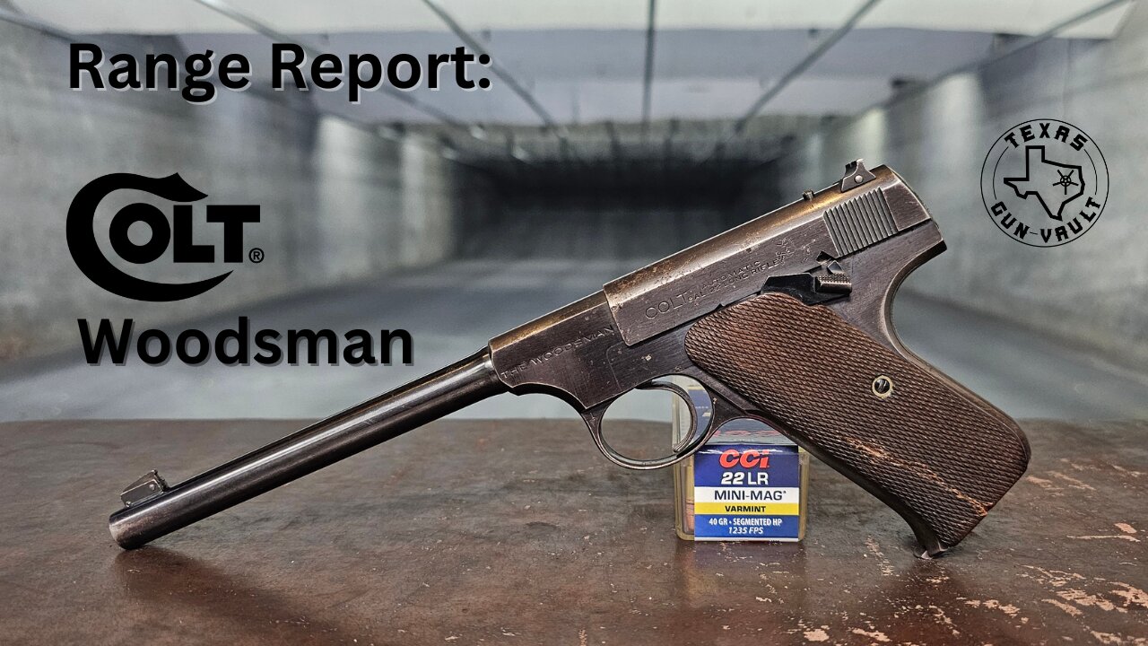 Range Report: Colt Woodsman (First Series Target Model) - Better than modern .22lr target pistols?