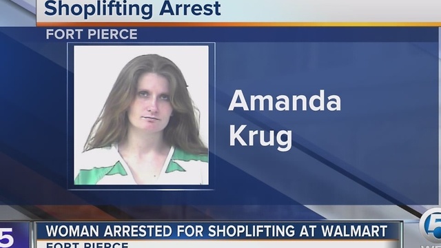Fort Pierce shoplifting suspect says 'she was doing it for somebody else'