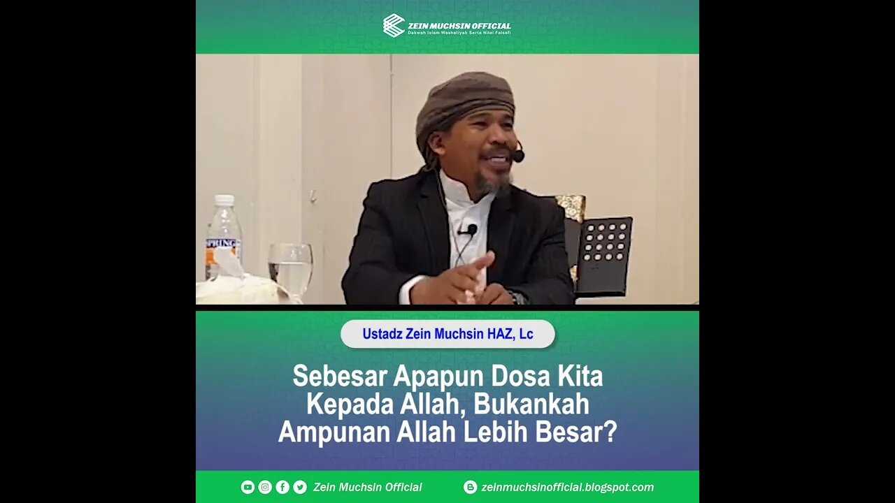 Ampunan Allah Melebihi Batas KemurkaanNYA - Ustadz Zein Muchsin