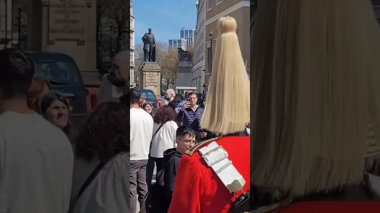 Quick grab the kid #horseguardsparade