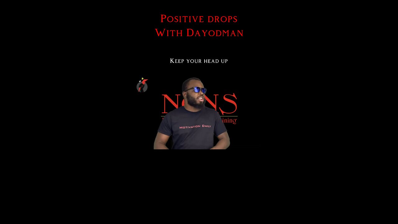 Keep Your Head Up #dayodman #motivation #eeyayyahh #motivationalspeaker #head