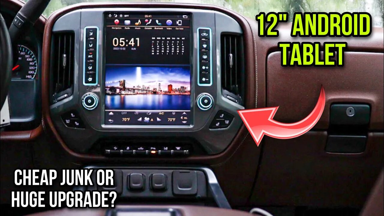 BIG Aftermarket Tesla Stereos, Awesome or Junk? 12" Vertical Tablet Review!