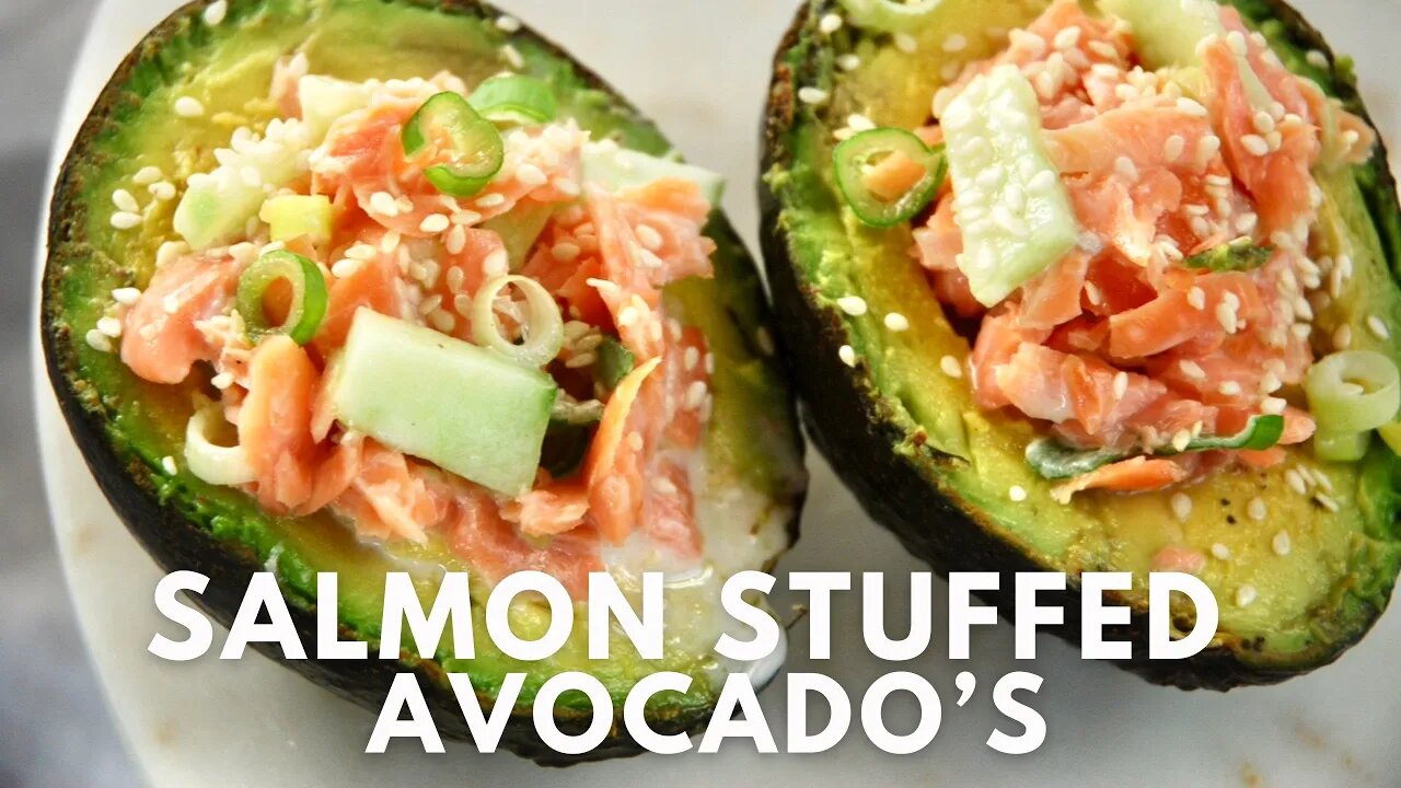 Salmon Stuffed Avocados