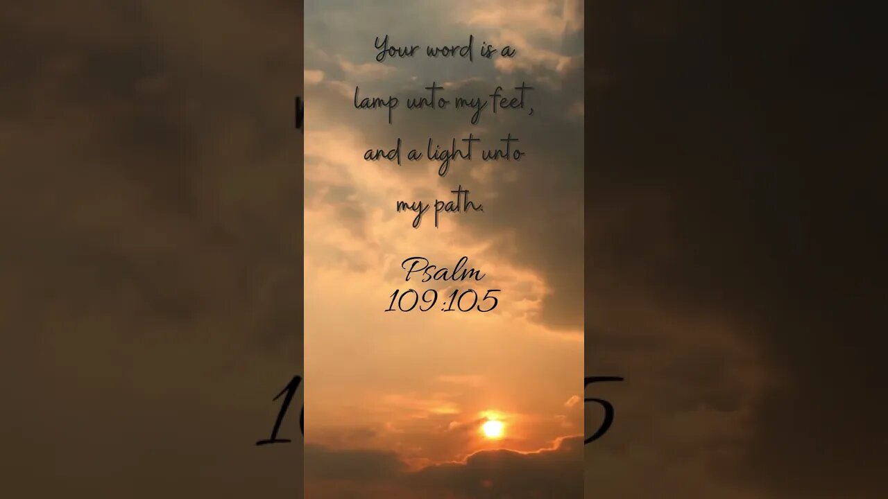 Psalm 109 105 Part 2