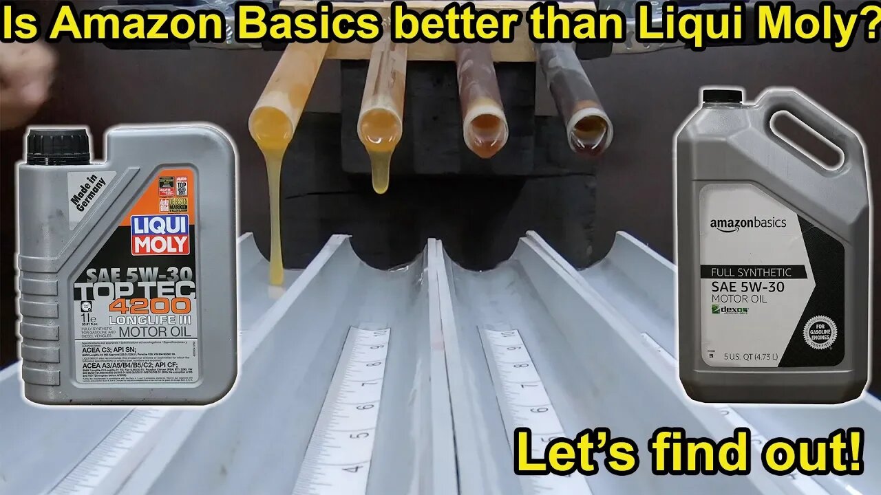 Is Amazon Basics better than Liqui Moly? Let's find out!