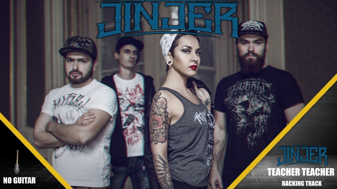 JINJER TEACHER TEACHER GUITAR BACKING TRACK