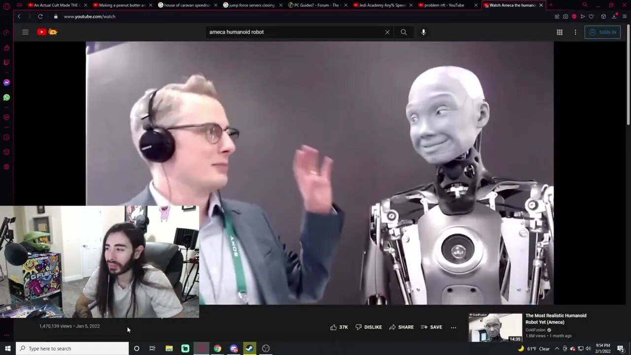 MoistCr1tikal Reacts To Ameca Humanoid Robot