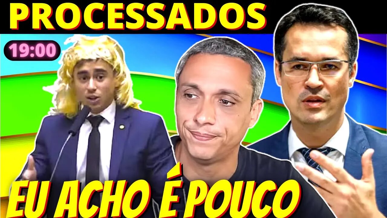 19h EU ACHO É POUCO - Nikolas, Gustavo Gayer e Deltan Dinheirol processados