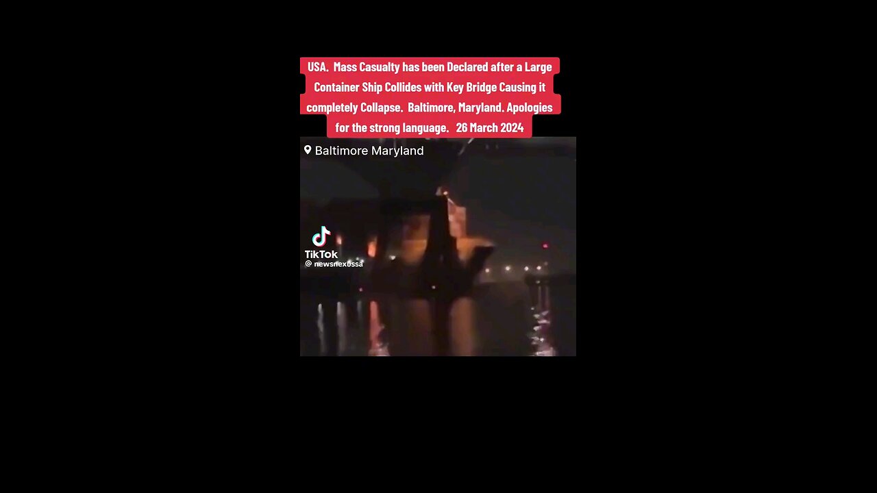 baltimore key bridge knocked down by cargo ship