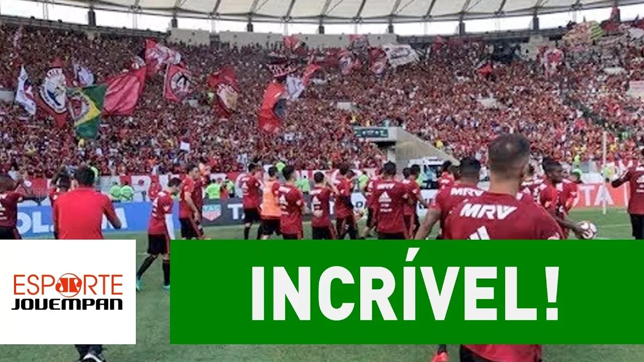 Incrível! TORCIDA do FLAMENGO põe quase 50 MIL em TREINO!