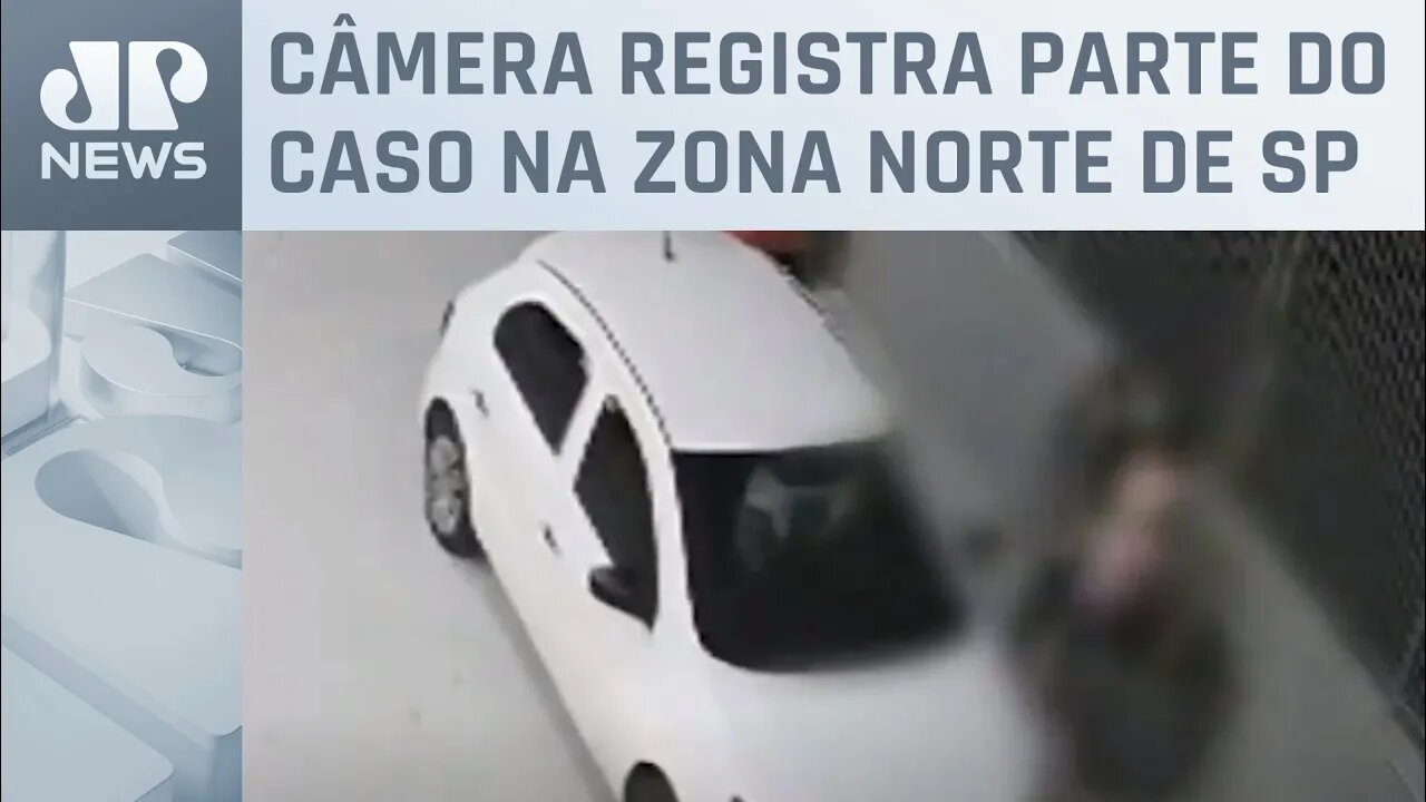 Motorista de app arrasta mãe com filha no colo em São Paulo