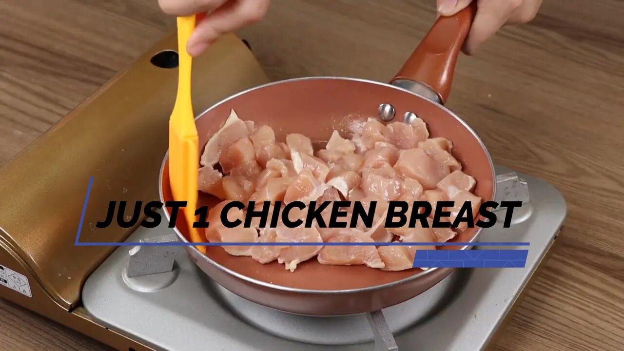 KITCHEN SAVOUR RECIPE USING JUST 1 CHICKEN BREAST | Kitchen Savour