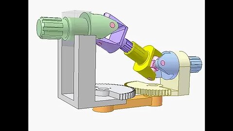 2431 Study of double Cardan universal joint 1a