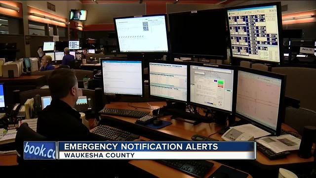 Waukesha County officials urging citizens to sign up for new targeted emergency alerts.