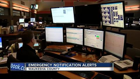 Waukesha County officials urging citizens to sign up for new targeted emergency alerts.