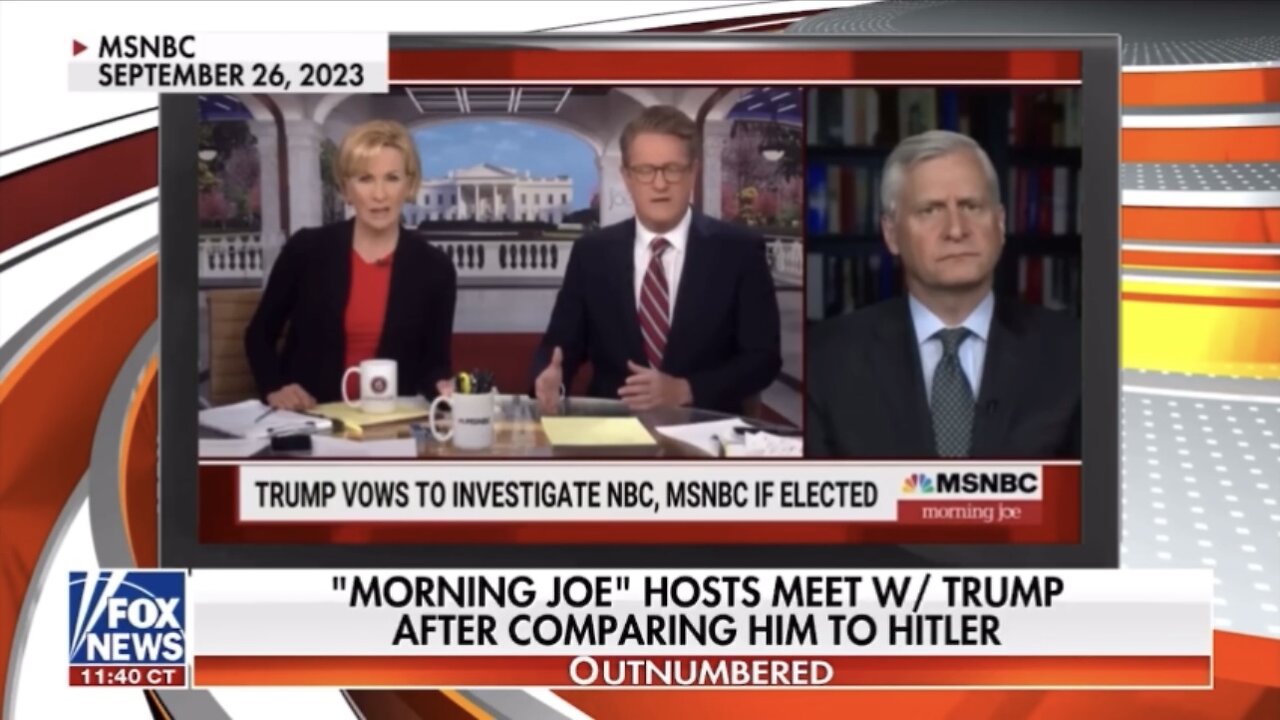 MSNBC hosts meet with Trump at Mar-a-Lago after comparing him to Hitler (November 18, 2024)