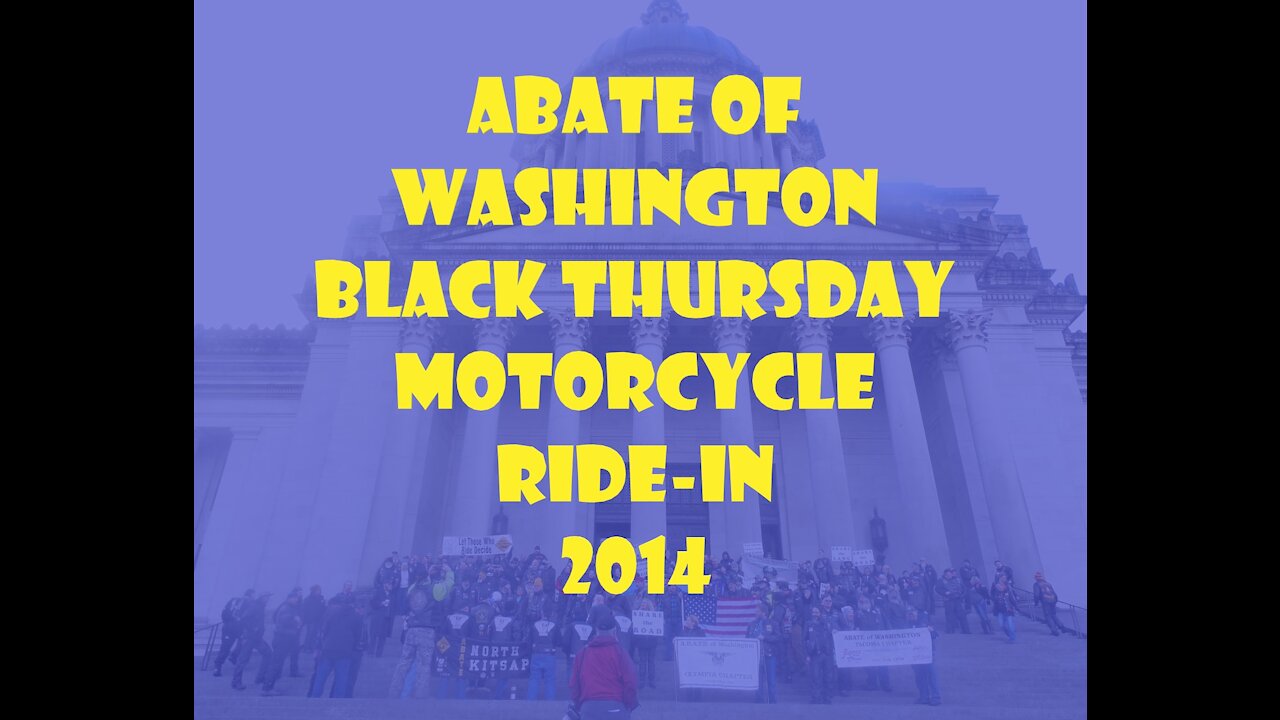 2014 ABATE "Black Thursday" Motorcycle Ride In At State Capitol