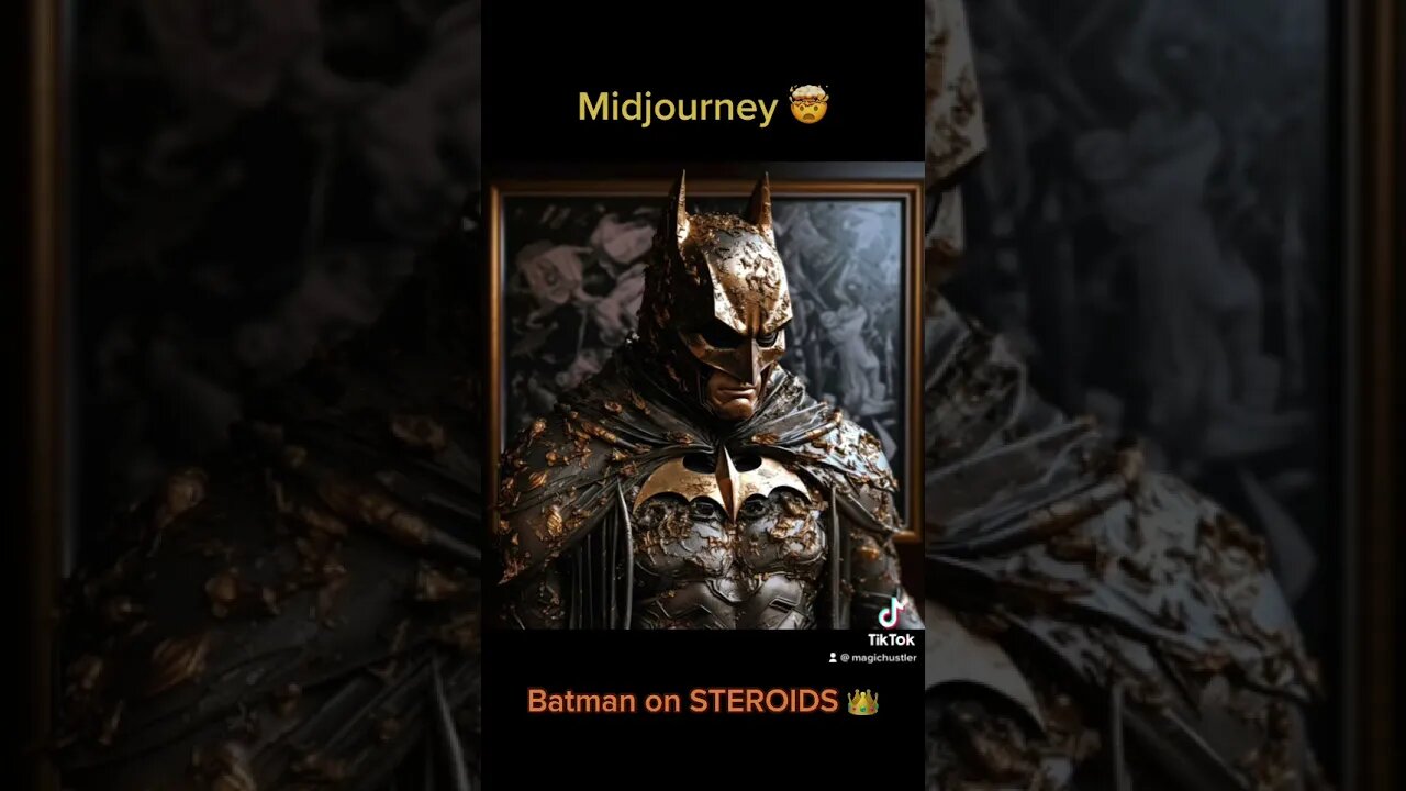 Midjourney 🤯 Batman on STEROIDS 👑