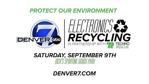 Recycle your electronics at the Denver7 Electronics Recycling Drive