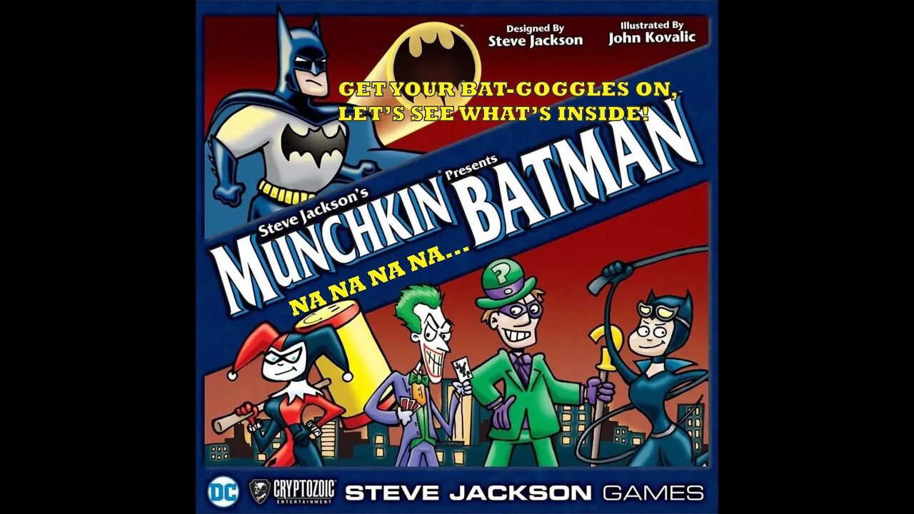 Steve Jackson's Munchkin Presents Batman Unboxing