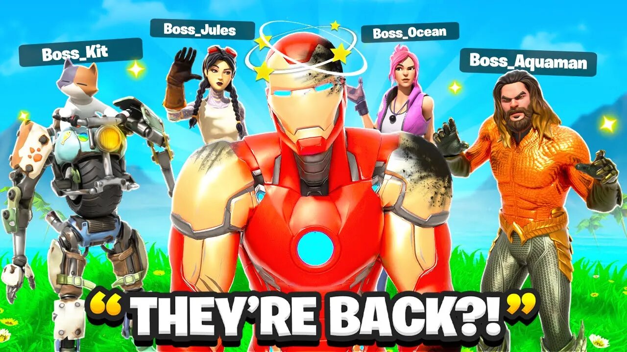 I Pretended To Be OLD Bosses In Season 4 - Fortnite