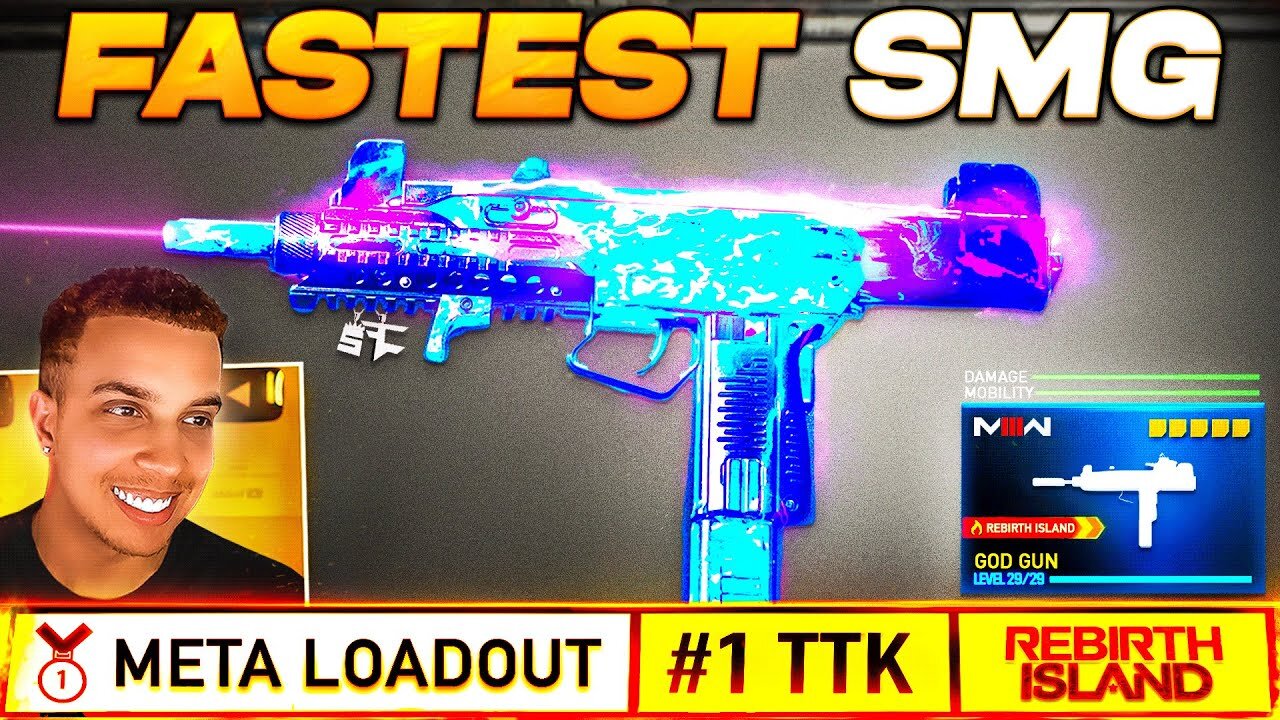 The NEW FASTEST KILLING SMG on Rebirth Island! 😍 (META Loadout)