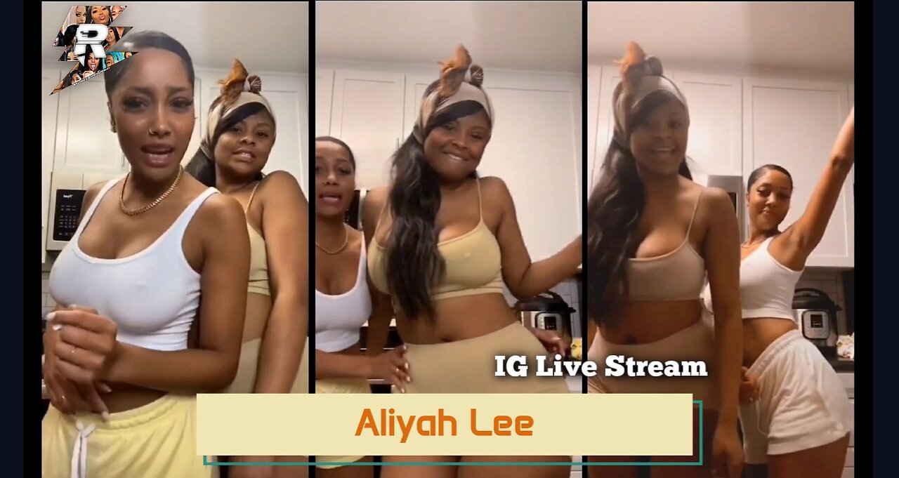 Aliayah lee Dancing with friends in kitchen