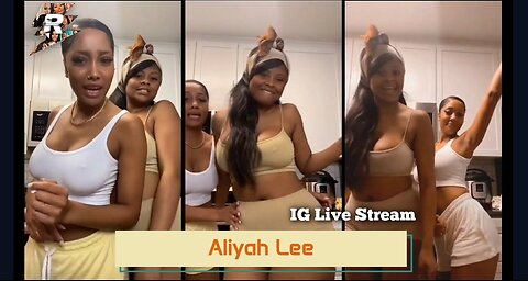 Aliayah lee Dancing with friends in kitchen