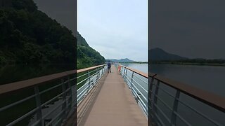 경북 상주 경천섬 수상탐방로