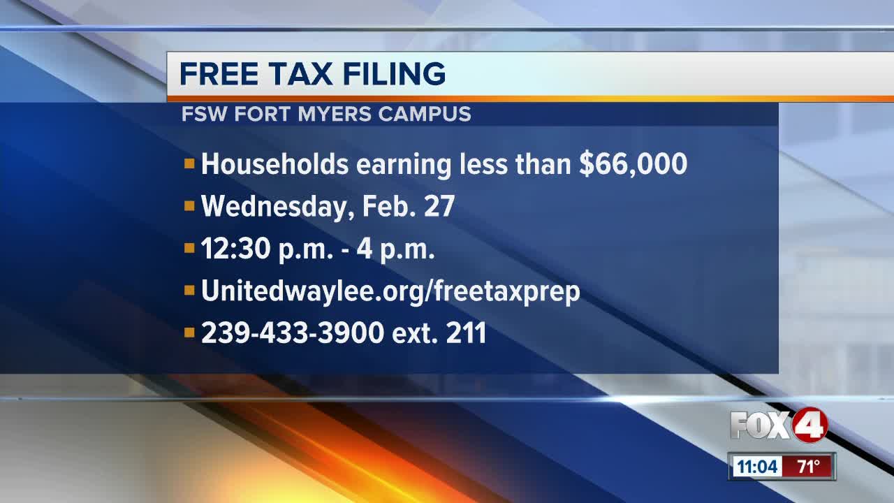 FSW offers free tax filing