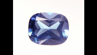 Tanzanite Look Alike Czochralski Pulled Forsterite Antique Cushion