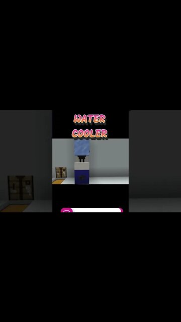 Minecraft: Water Cooler (Very Easy To Make)
