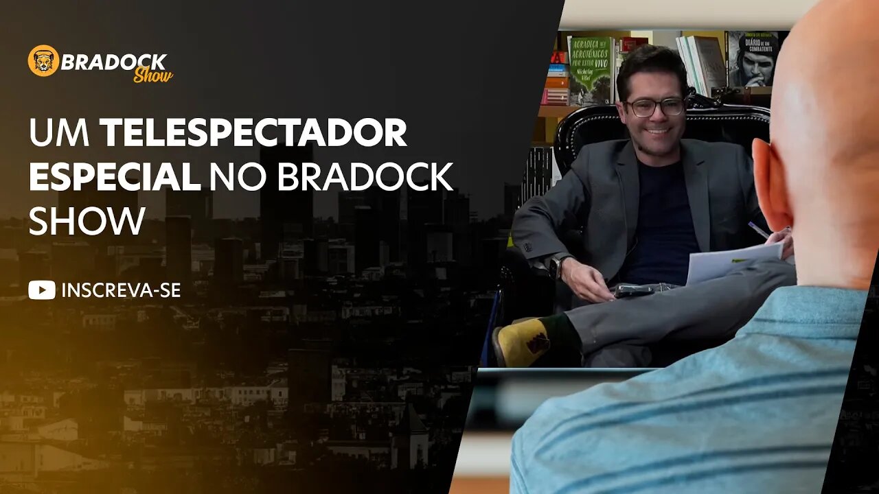 Um telespectador especial no Bradock Show