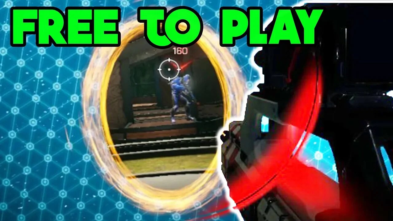 This F2P Game Will Beat Fortnite - Splitgate Gameplay