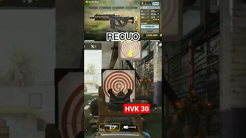 Recuo da arma HVK30 #callofduty #callofdutymobile #jogosmobile #codmobile #callofdutywarzone
