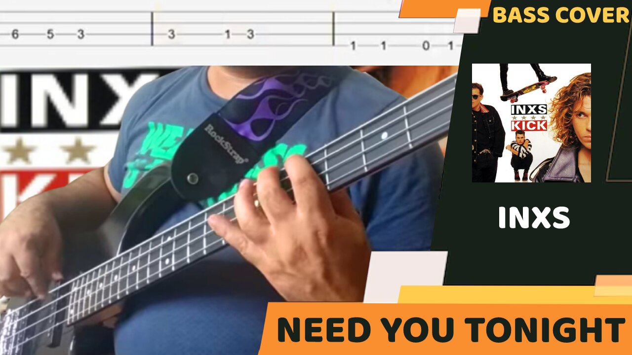 INXS - Need You Tonight - Bass Cover & Tabs