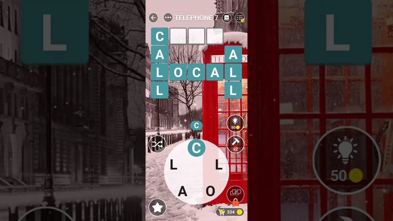 Word City London Telephone Answer Level 7