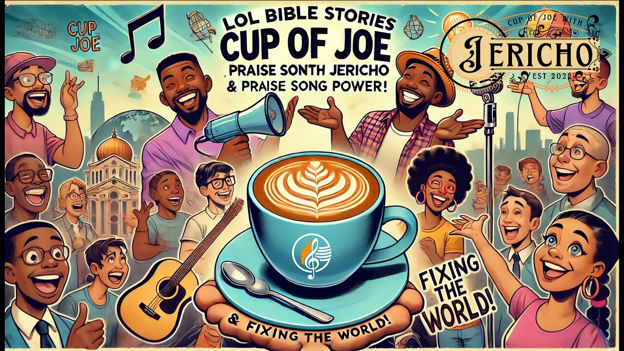 LOL Bible Stories, Praise Song Power, & Fixing the World! | Cup of Joe with Jericho ☕️✨