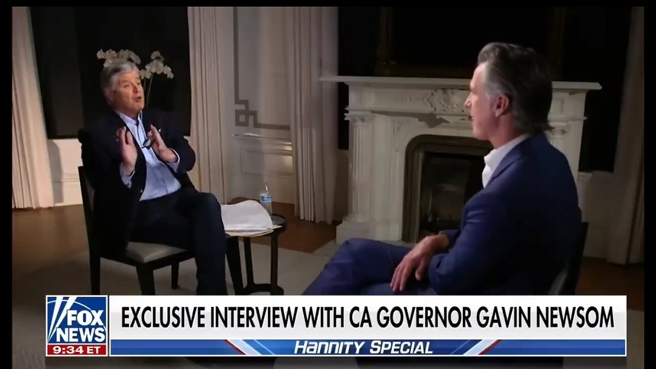 Hannity Confronts Newsom On California's Democrat Policies