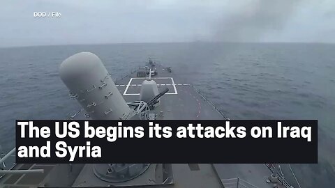 The US begins its attacks on Iraq and Syria