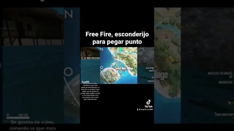 Free Fire. Esconderijo para surpreender o inimigo e ganhar puntos