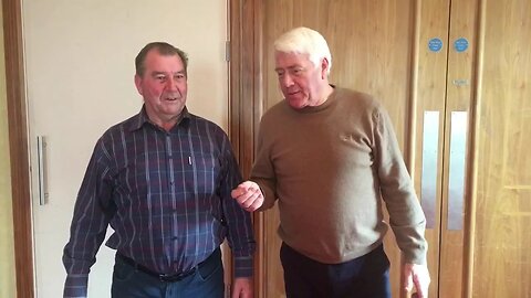 John Joe’s sight has returned after 1session, he lost the sight of his right eye, result of a stroke