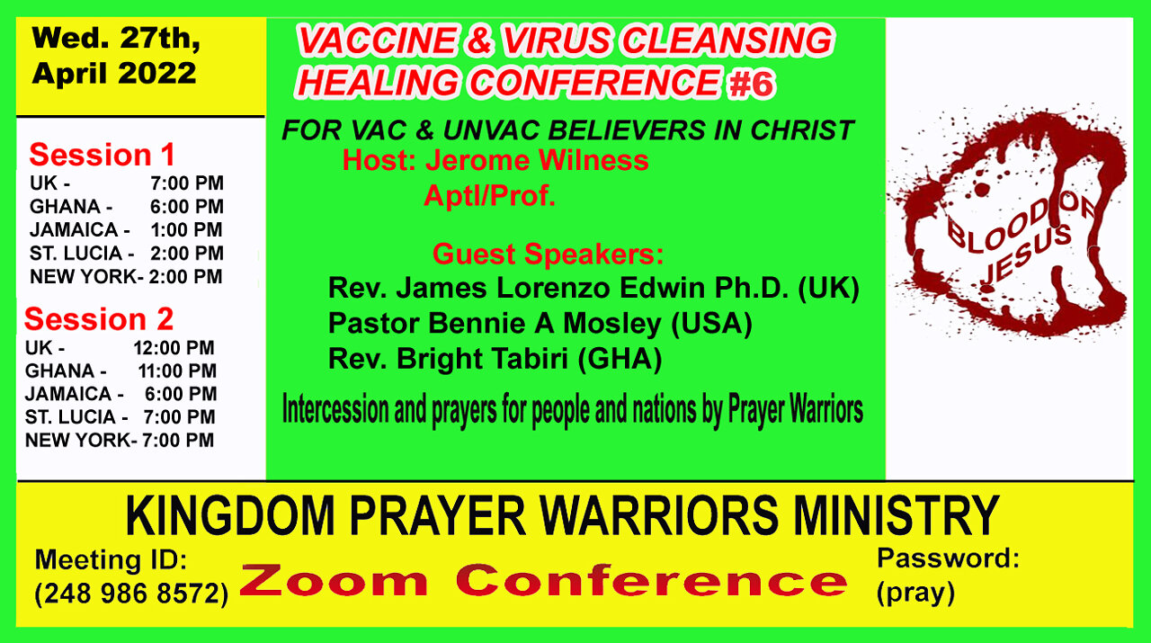 VACCINE & VIRUS HEALING CLEANSING CONFERENCE