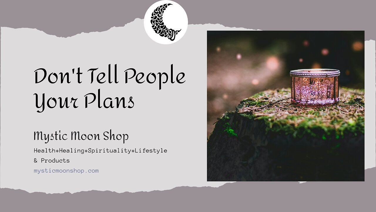 Don't Tell Others Your Plans - Don't Talk, DO Org