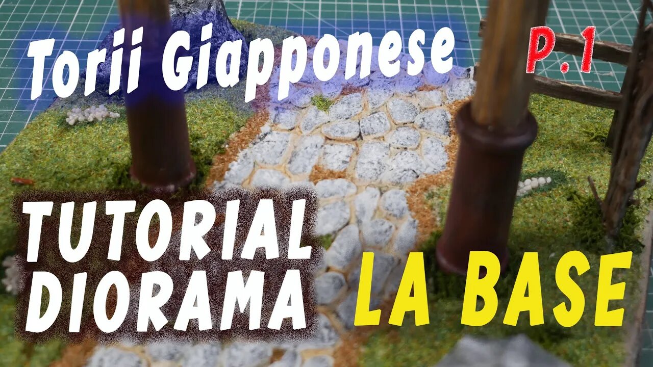 Tutorial DIORAMA la base del Torii Giapponese