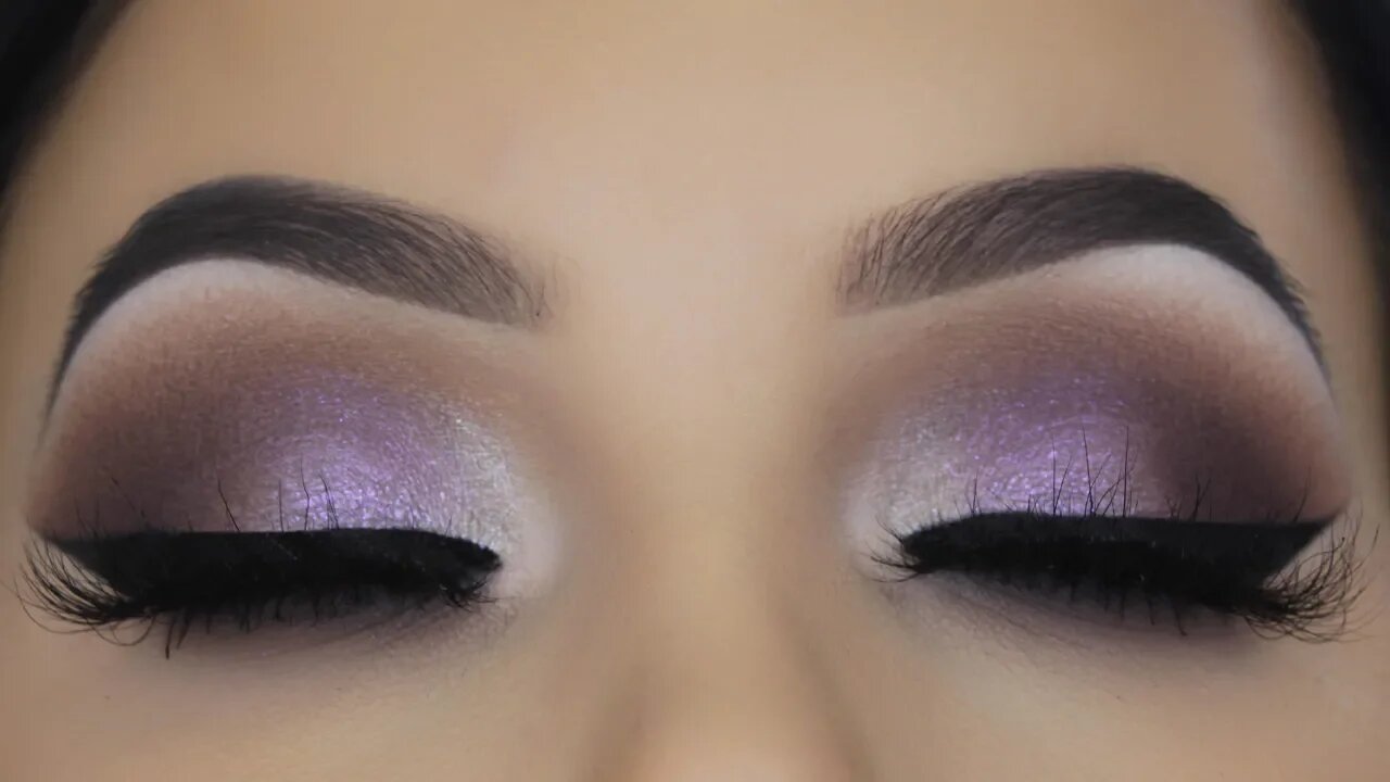 Purple Eye Makeup | Daytime Smokey Eyes Tutorial