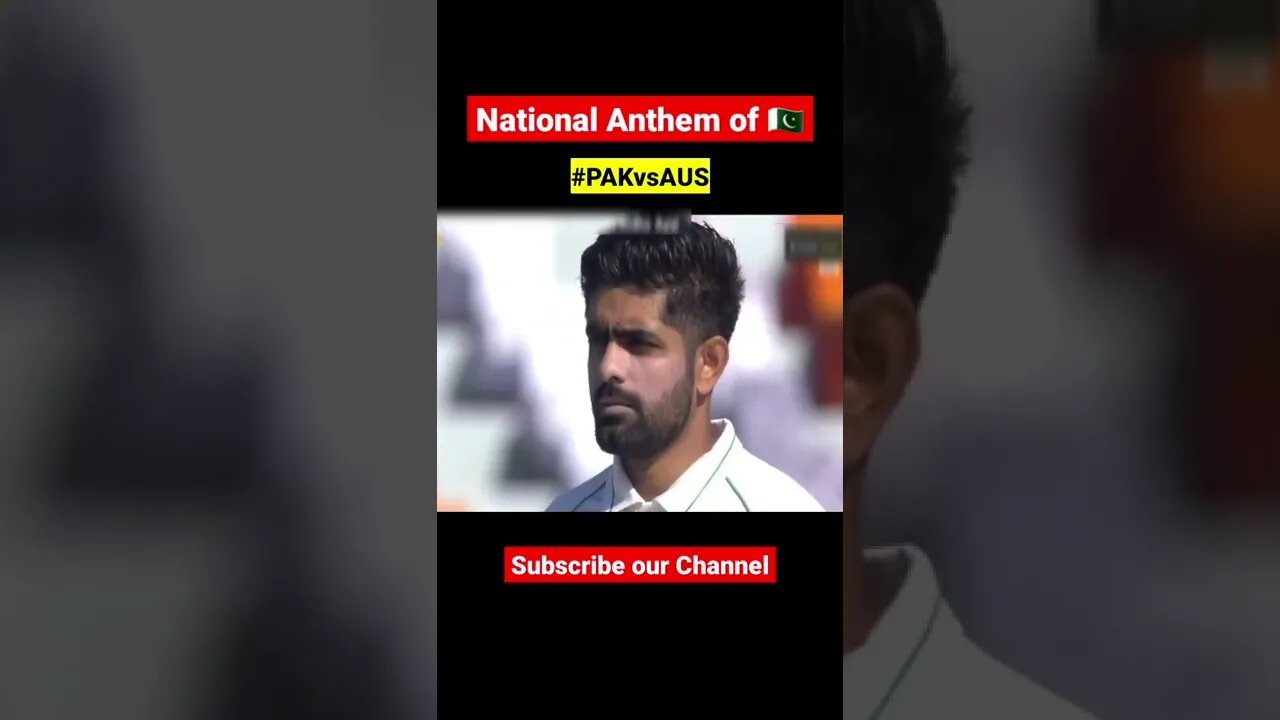 Pakistani national anthem at rawalpindi cricket stadium #shorts #pakvsaus