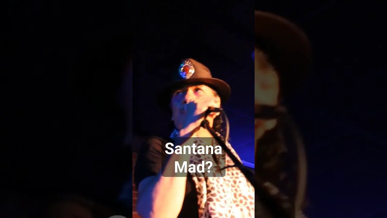 Carlos Santana calls out audience member